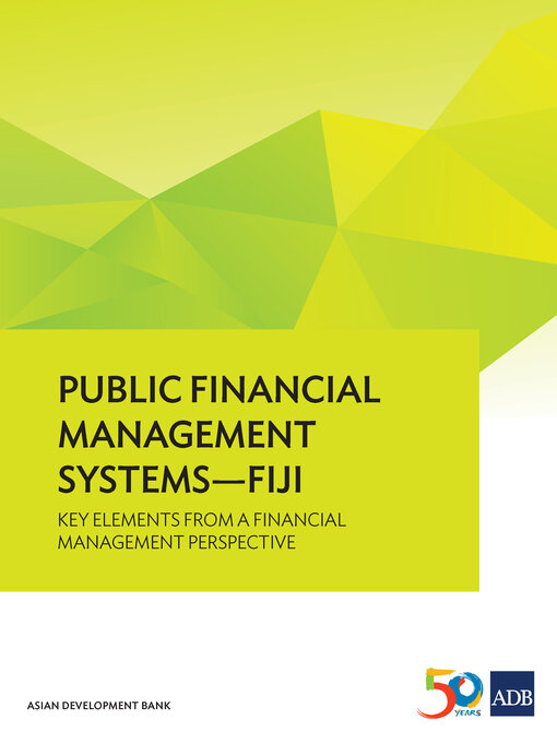 Title details for Public Financial Management Systems—Fiji by Asian Development Bank - Available